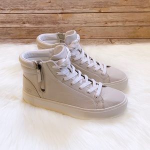 UGG Women’s Olli White Leather Sneakers